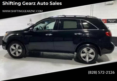 2010 Acura MDX for sale at Shifting Gearz Auto Sales in Lenoir NC